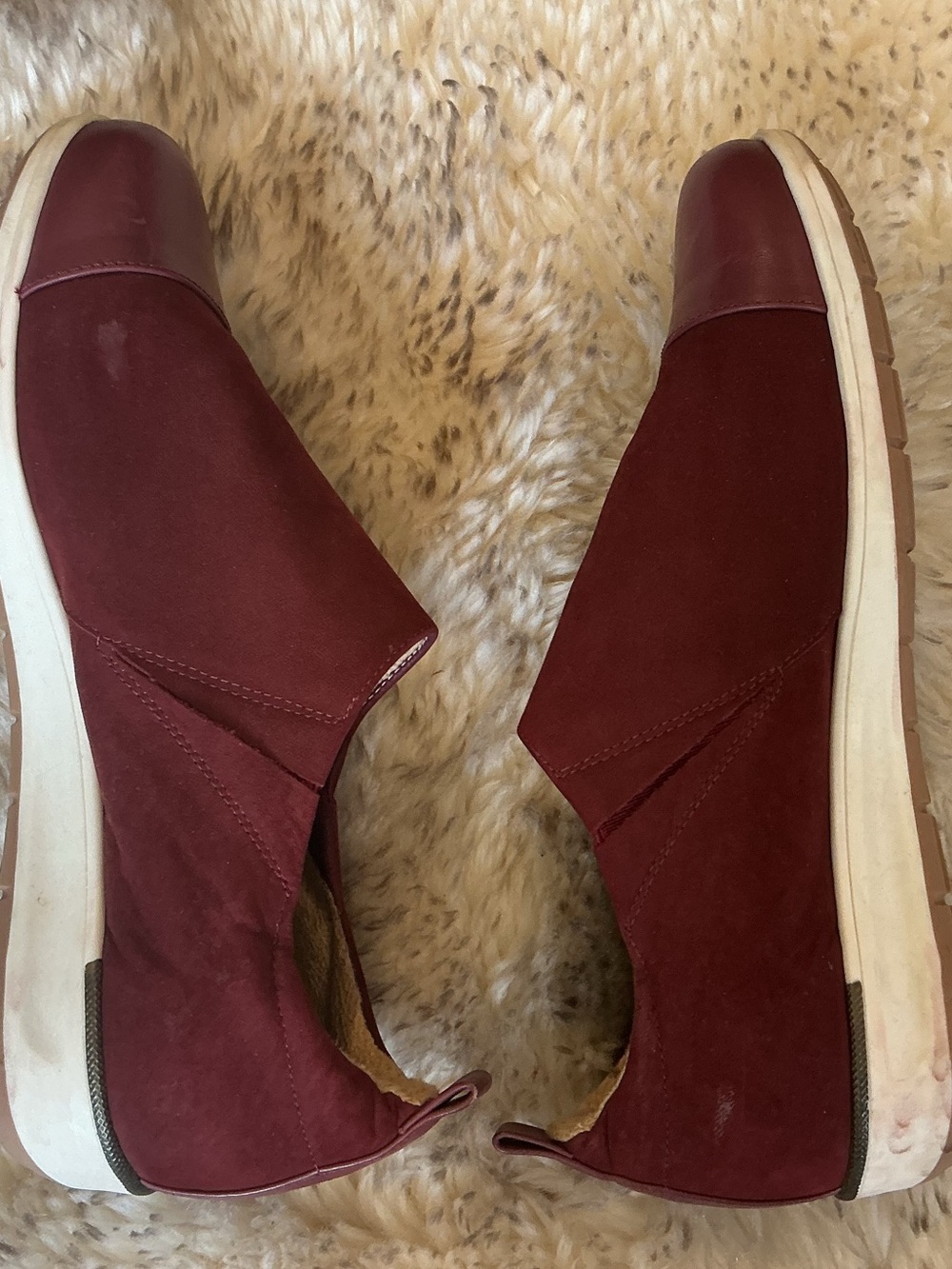 Walking Cradles Women’s Slip-On Shoes- Burgundy - Picture 7 of 7